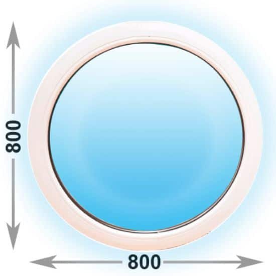Круглые окна ПВХ