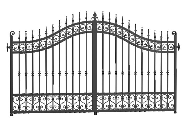 Эскизы металлических ворот