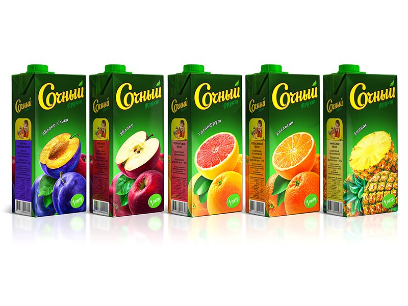 Соки в тетрапаках