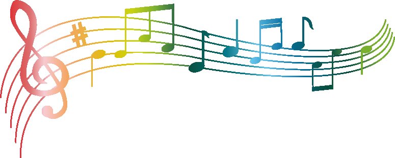 Музыкальные Ноты рисунок