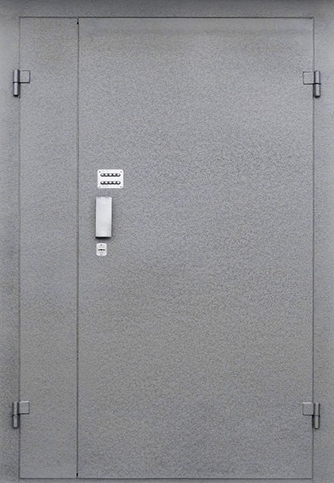 Техническая подъездная дверь с домофоном ДТМО-02пд