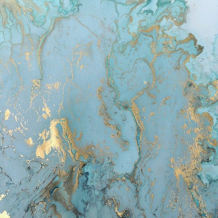 Мрамор голубой с золотым