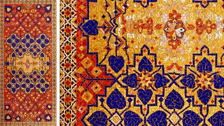 Ковер с восточным орнаментом