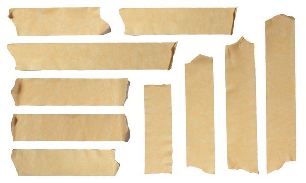 Бумажный скотч кусок