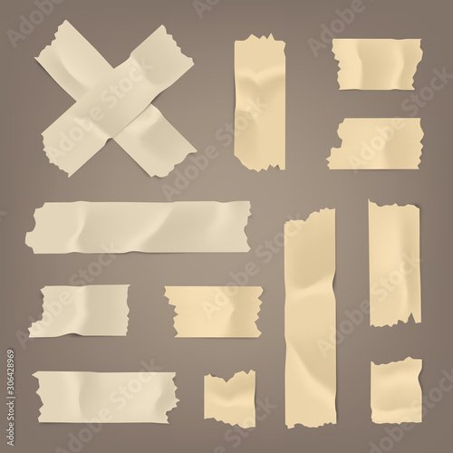 Скотч приклеенный