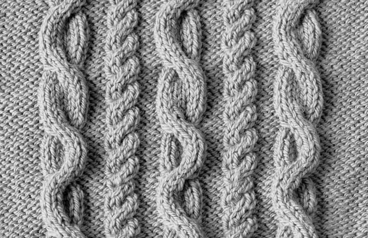 Фактура вязаного полотна