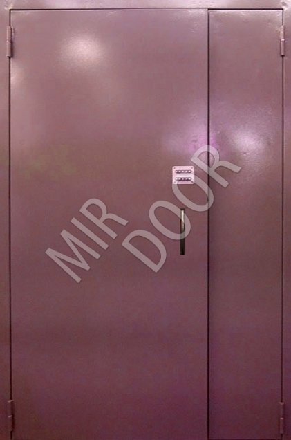 Подъездная дверь толщина 2 сзади МДФ