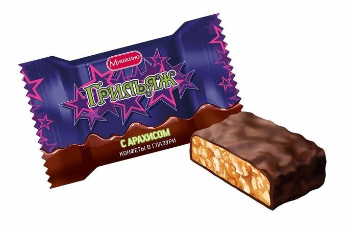 Грильяж арахисовый