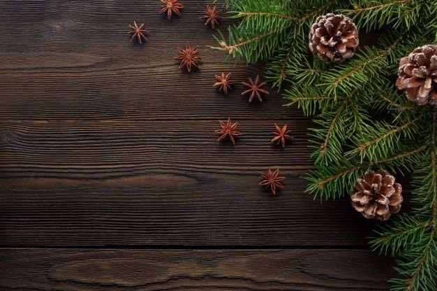 Фон дерево новый год