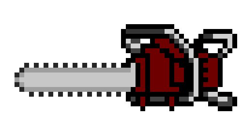 Пиксельная бензопила