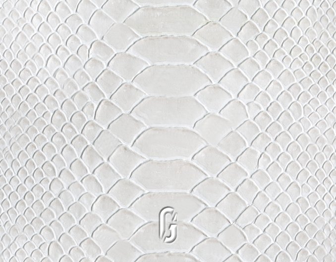 Белый питон кожа