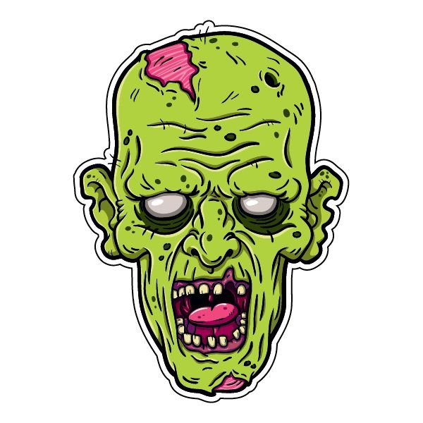 головы зомби