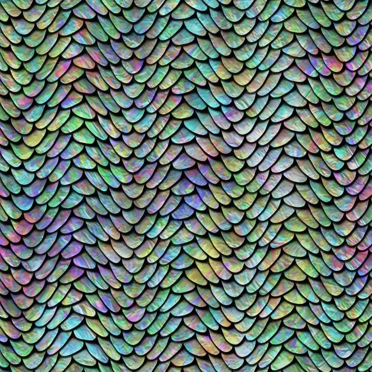 Рыбья чешуя паттерн