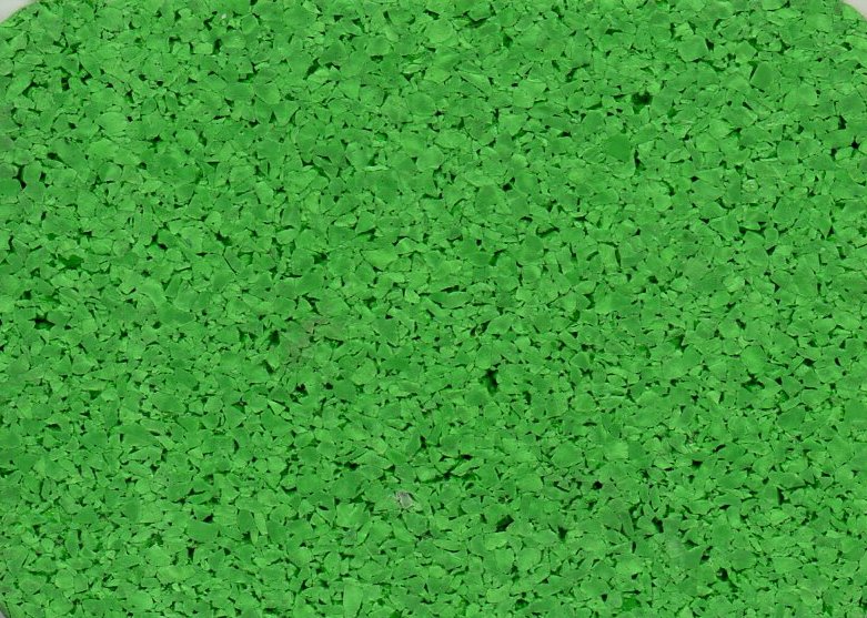 Резиновая крошка покрытие зеленое