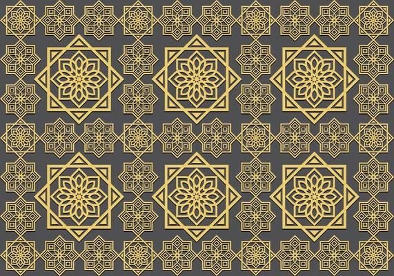 Арабский орнамент Гирих вектор