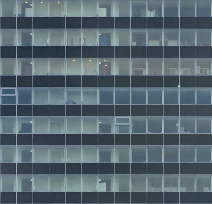 Стеклянный фасад текстура