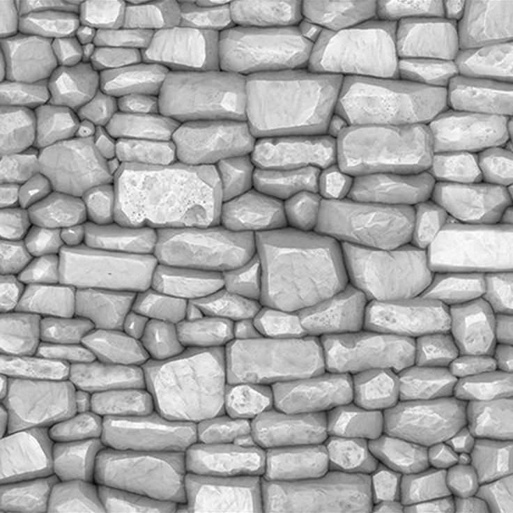 Displace Map камни