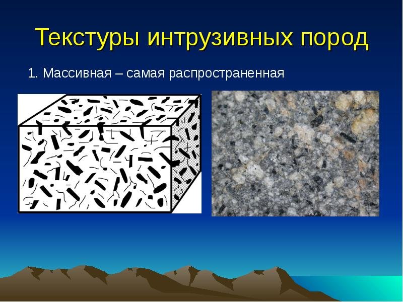 Шлировая текстура магматических пород