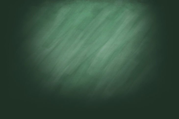 Зелёная доска для мела