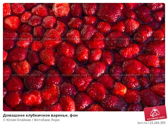 Клубничное варенье фон