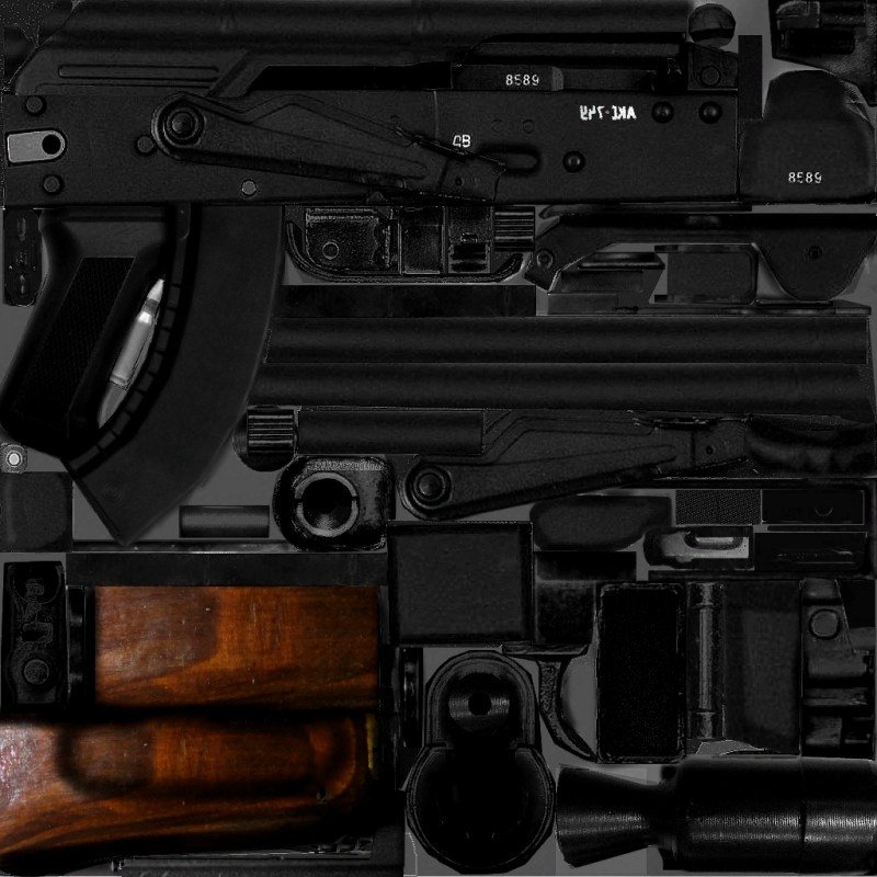 Сталкер тень Чернобыля WPN_ak74.DDS