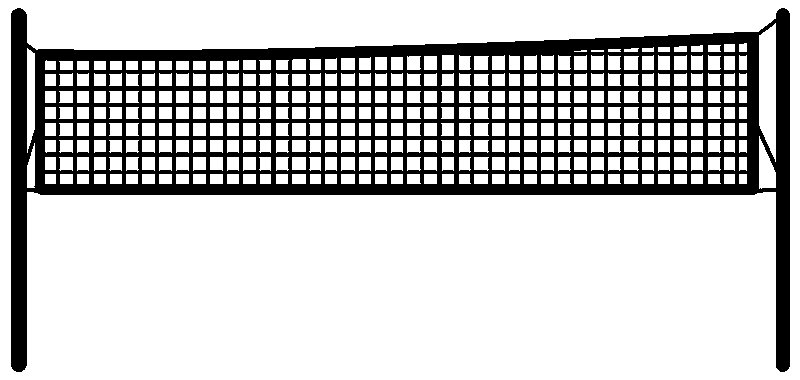 Волейбольная сетка вектор