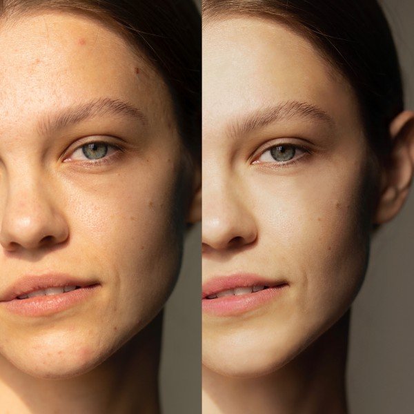 Давид лицо ретушь