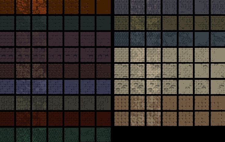 Тайлы для игр 2d TDS