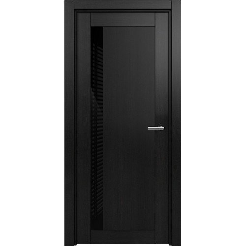 Дверь межкомнатная omega2 черная