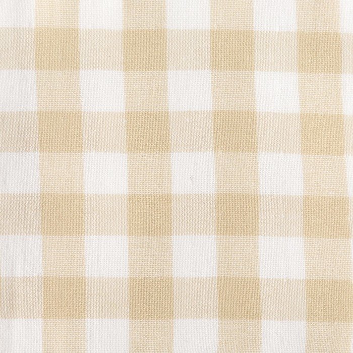 Ткань бежевая клетка