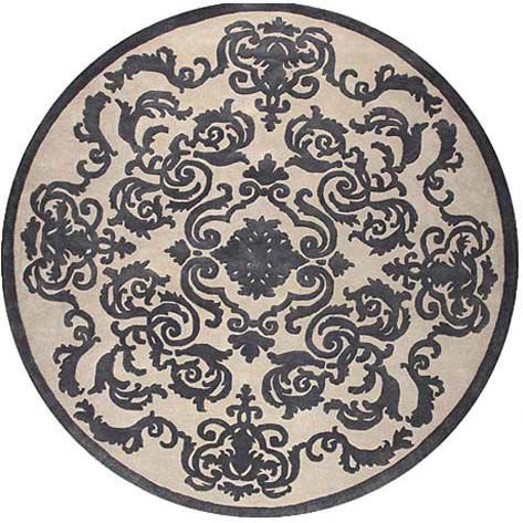 Ковер круглый современный