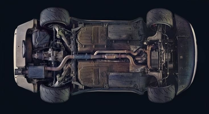 Porsche 944 снизу