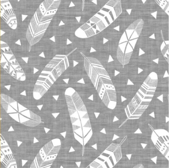 Ткань серая с орнаментом