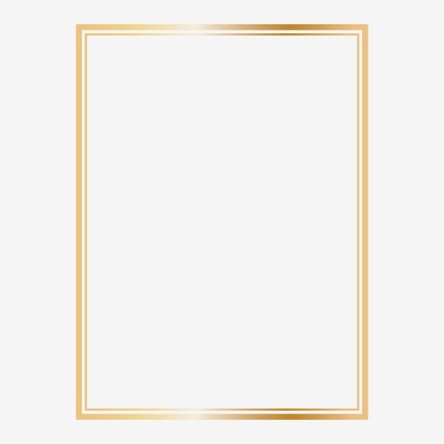 Тонкая Золотая рамка