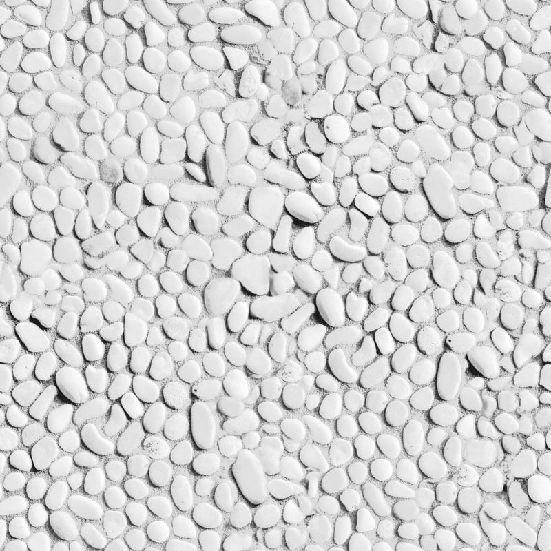 Мелкая белая галька