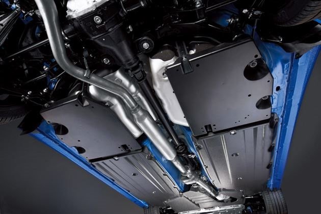 Subaru BRZ снизу