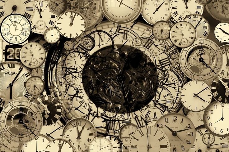 Фон с часами