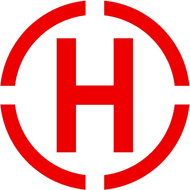 Знак посадки вертолета