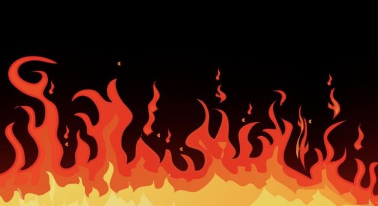 Огонь рисунок