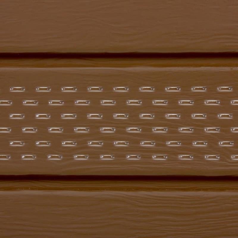 Софит ПВХ С перфорацией 2700х300 мм темно-коричневый