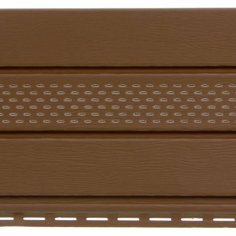 Софит ПВХ С перфорацией 2700х300 мм темно-коричневый