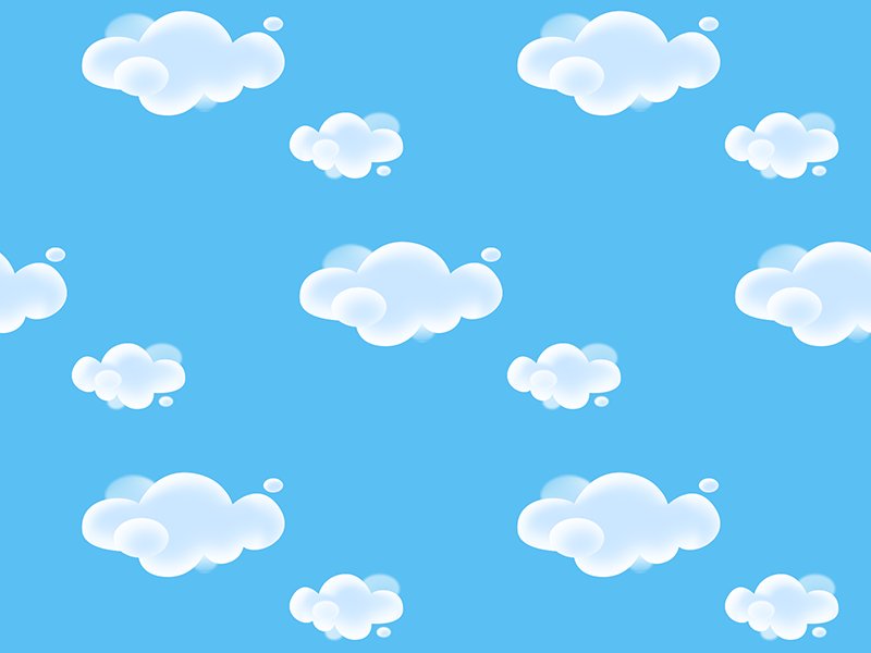 Небо мультяшное