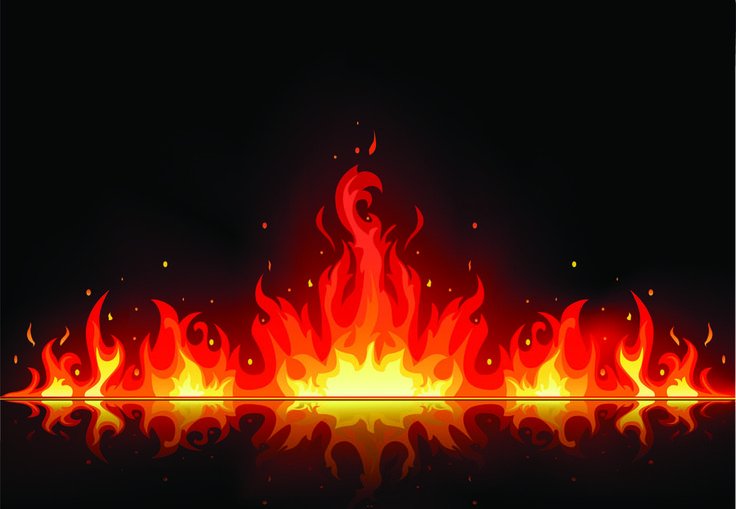 Пламя рисунок