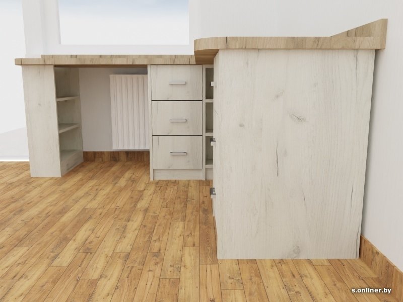 Кроношпан k001 pw дуб крафт белый