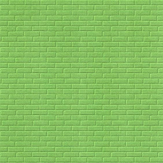 Зеленая кирпичная стена