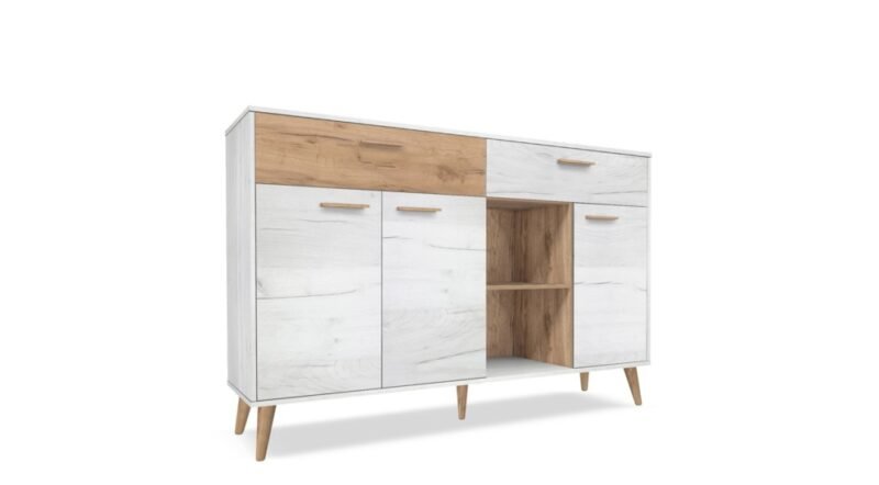 Дуб крафт белый ЛДСП Кроношпан