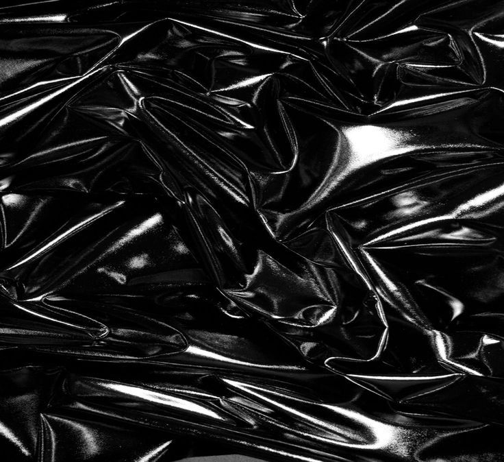 Черный латекс ткань