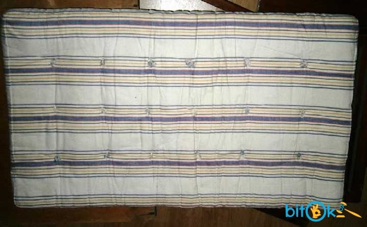 Советский матрац в полоску