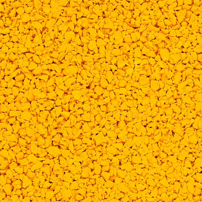 Резиновая крошка желтая