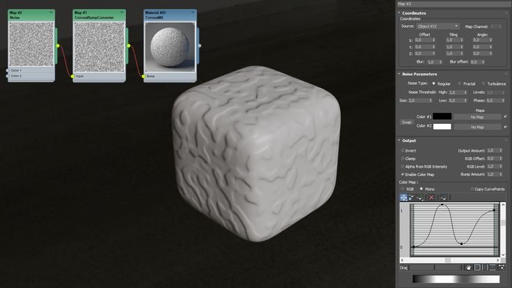 Карта displacement 3ds Max